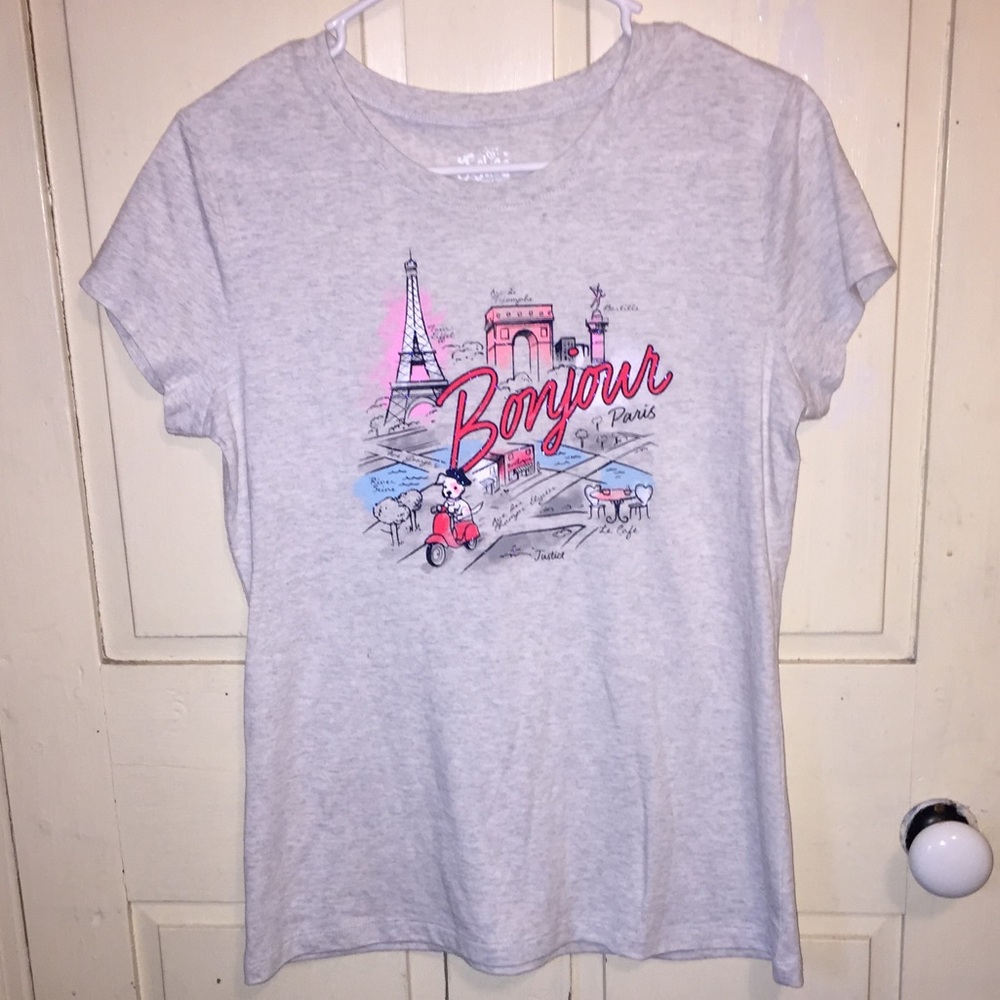 Justice Bonjour shirt
